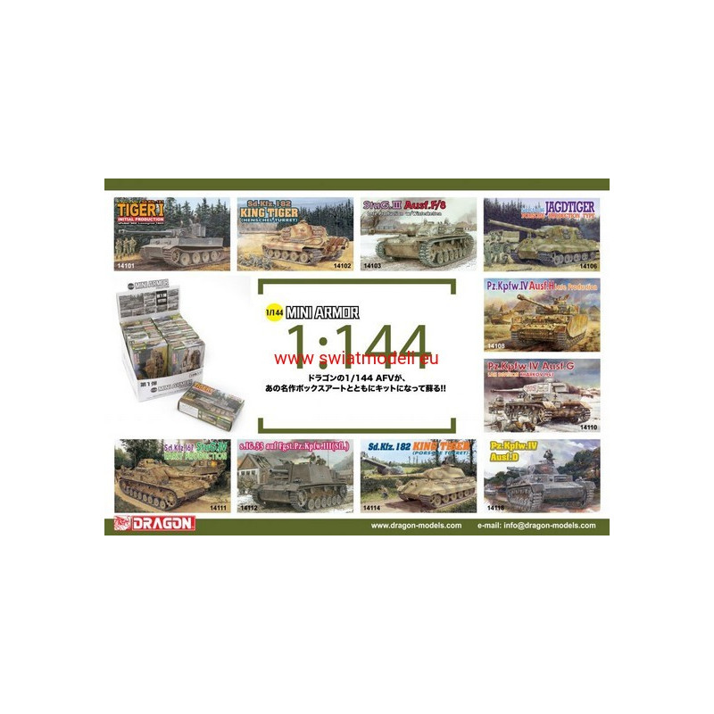 Mini Armor Collection (zestaw 10 modeli) Dragon 14051