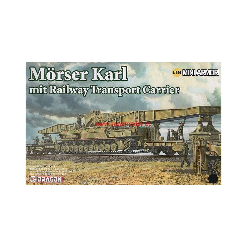 Moździerz KARL z transportem kolejowym Dragon 14132
