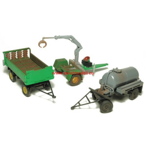 Przyczepy rolnicze, zestaw 3, SDV Model, SDV469