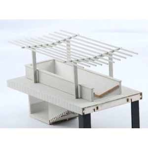 Peron z wiatą i zejściem podziemnym szerokość 90 mm KoTeBi KTB087366