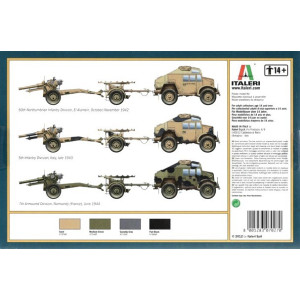 Morris quad tractor with 25 pdr. gun Italeri 7027