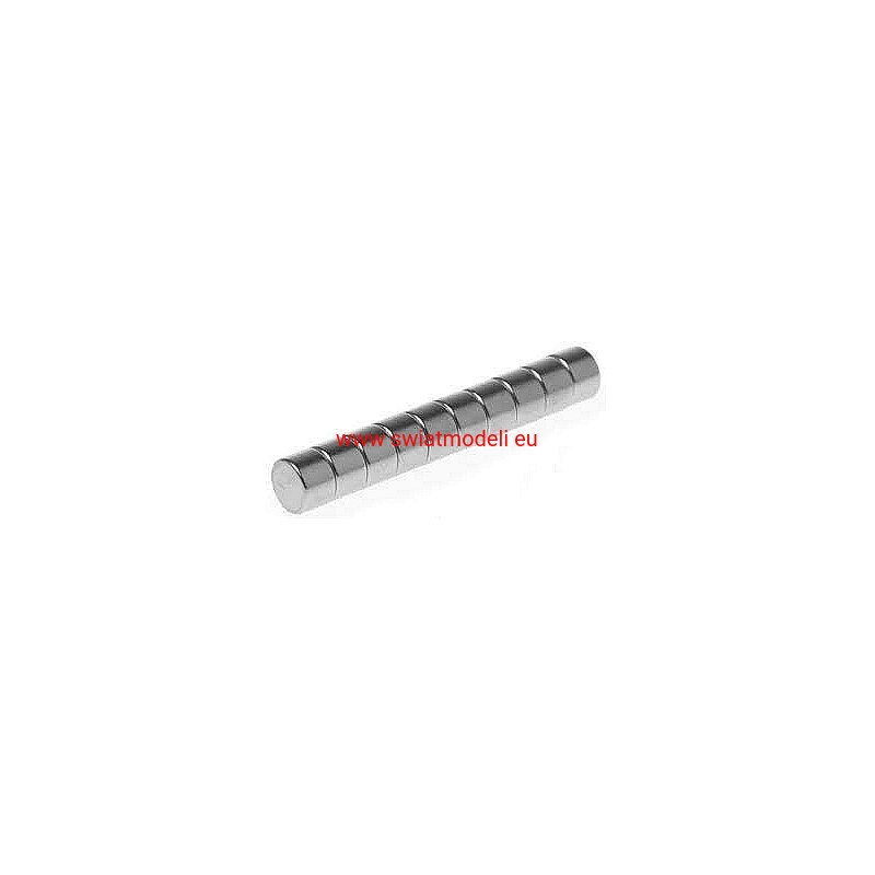 Magnes neodymowy walec 1 x 3 mm