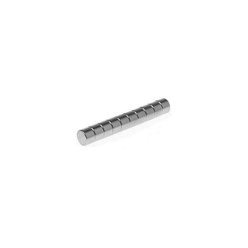 Magnes neodymowy walec 10 x 6 mm