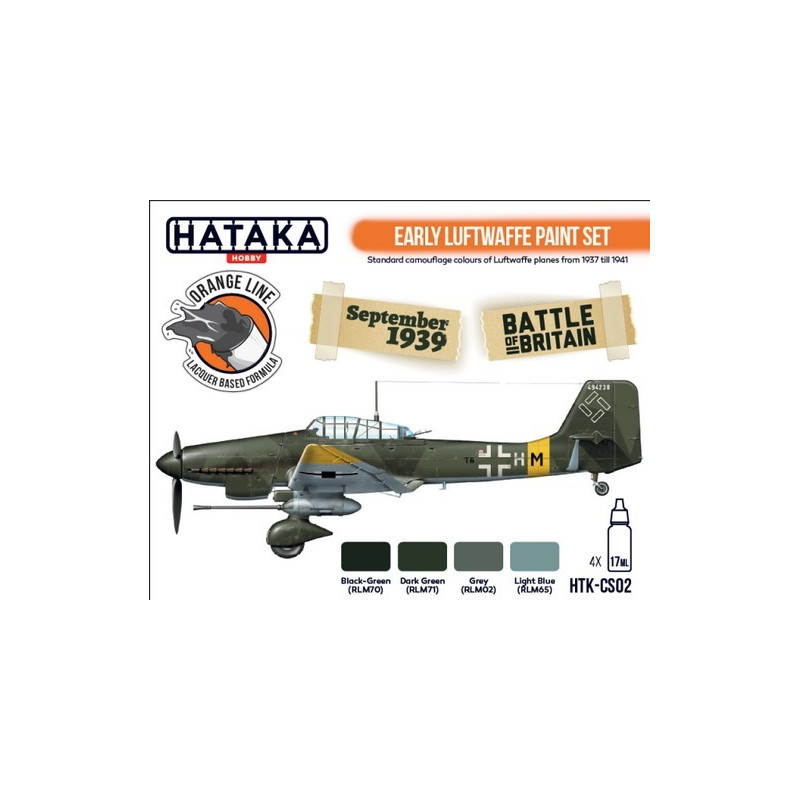 Hataka Hobby HTK-CS02 Early Luftwaffe paint set