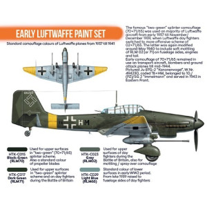 Hataka Hobby HTK-CS02 Early Luftwaffe paint set