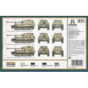 Niszczyciel czołgów Sd.Kfz. 184 Panzerjager Elefant Italeri 7012