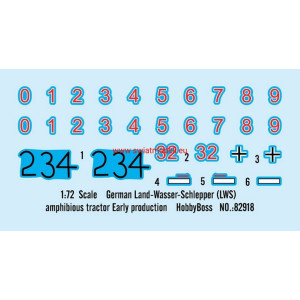 German Land-Wasser-Schlepper (LWS) amphibi tractor Early production Hobby Boss 82918