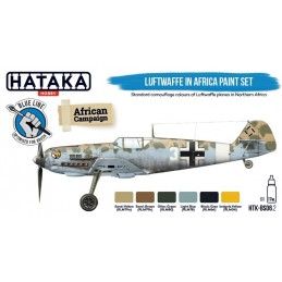 Hataka Hobby HTK-BS06.2 Luftwaffe in Africa Paint Set