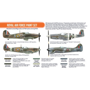 Hataka Hobby HTK-CS07 Royal Air Force paint set