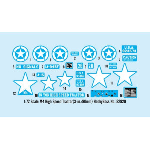 M4 High speed tractor (3 in. / 90 mm) Hobby Boss 82920