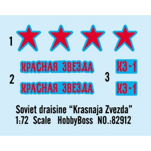 Krasnaja Zvezda radziecka drezyna pancerna Hobby Boss 82912