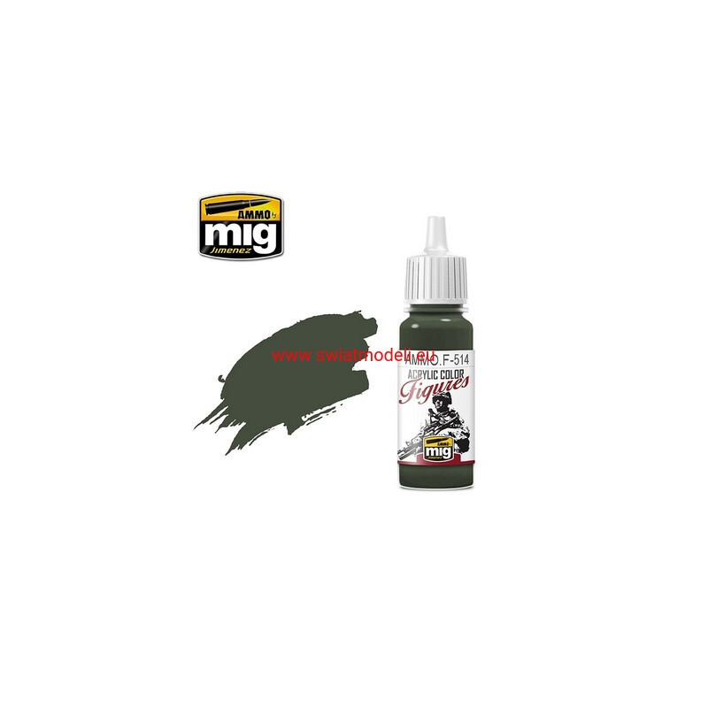 AMMO F-514, Field grey shadow, FS-34086, AMMO of Mig, matowa