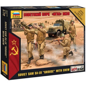 Rosyjska drużyna z wyrzutnią przeciwlotniczą 9K38 IGŁA Zvezda 7412