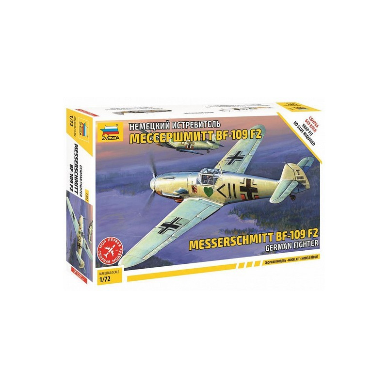 Samolot myśliwski BF-109 F2 Zvezda 7302