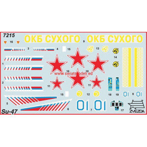 Samolot myśliwski piątej generacji Su-47 Zvezda 7215