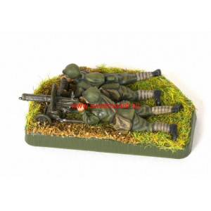 Piechota rosyjska z karabinem maszynowym MAXIM 1941 - 43 Zvezda 6104