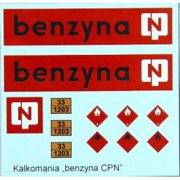 CPN Benzyna czerwona kalkomania KoTeBi KTB087757