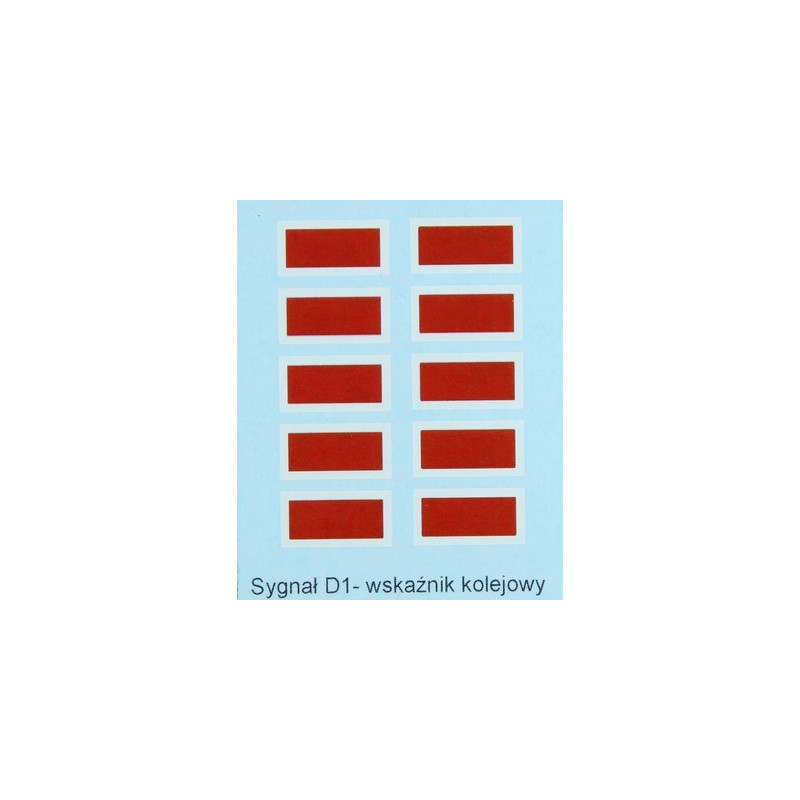 Tarcza D1 Stój kalkomania KoTeBi KTB087830