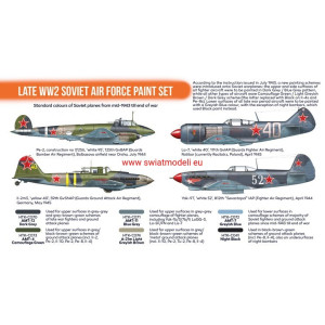Hataka Hobby HTK-CS20 Late WW2 Soviet Air Force paint set