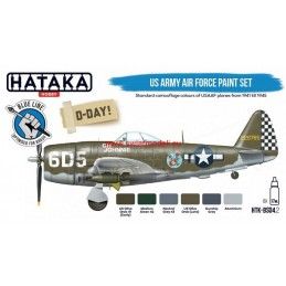 Hataka Hobby HTK-BS04.2 US Army Air Force Paint Set