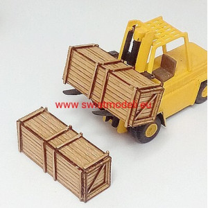 3 skrzynie drewniane podłużne ładunek KoTeBi KTB087513