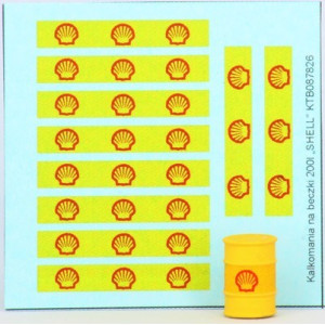 Na beczkę SHELL kalkomania KoTeBi KTB087826