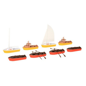 Osiem łodzi różnych KIBRI 39159
