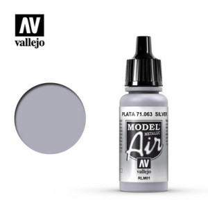 Vallejo 71063 Silver Metallic RLM01