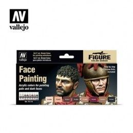 Vallejo 70119 Face Painting set by Jaume Ortiz