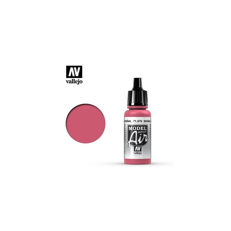 Vallejo 71070 Signal Red Metallic