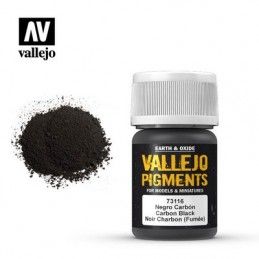 Vallejo 73116 Pigment - Carbon Black (Smoke Black)