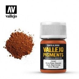 Vallejo 73107 Pigment - Dark Red Ocre